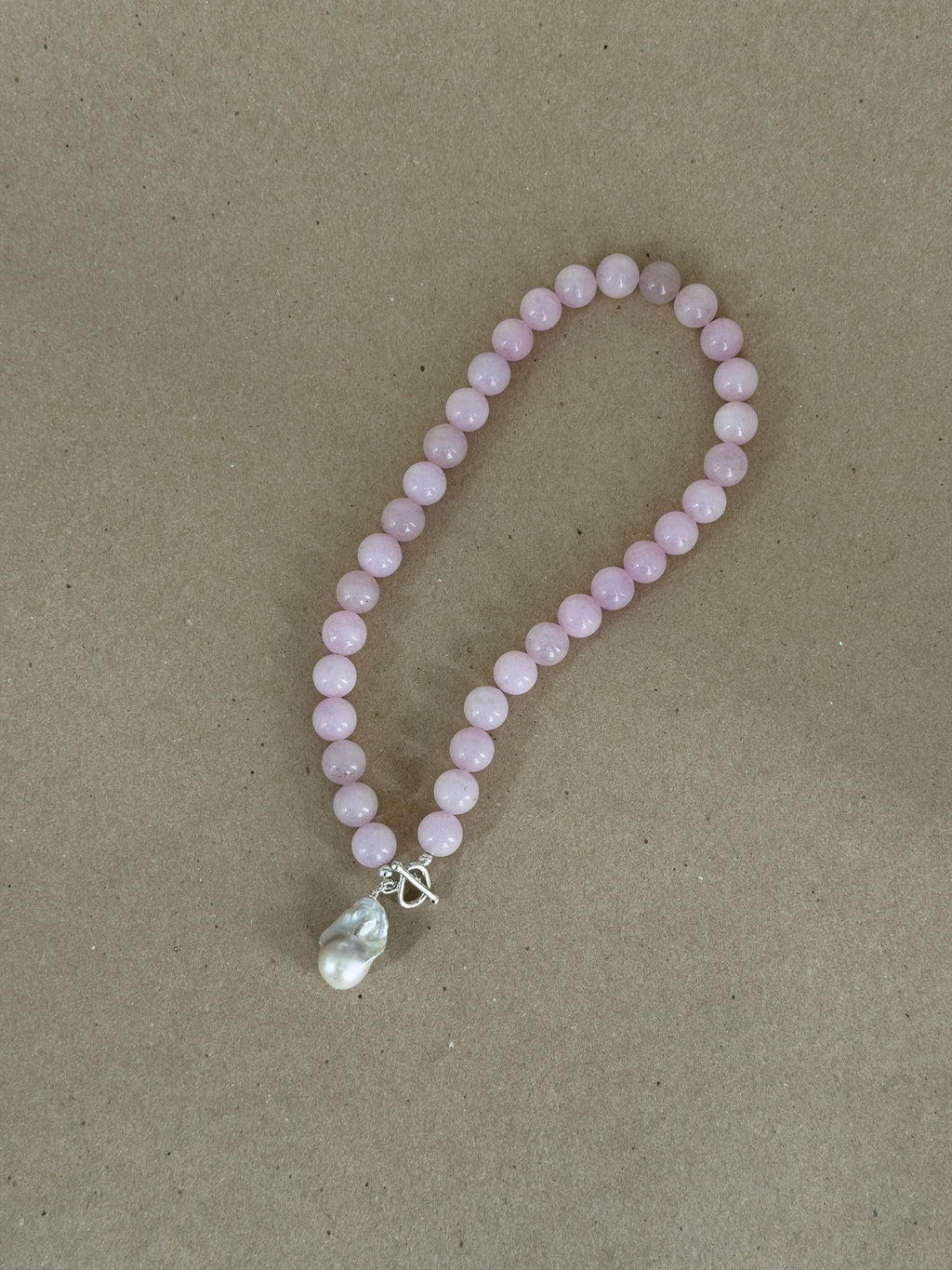 Rosie Necklace – Rose Quartz