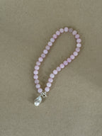 Rosie Necklace – Rose Quartz