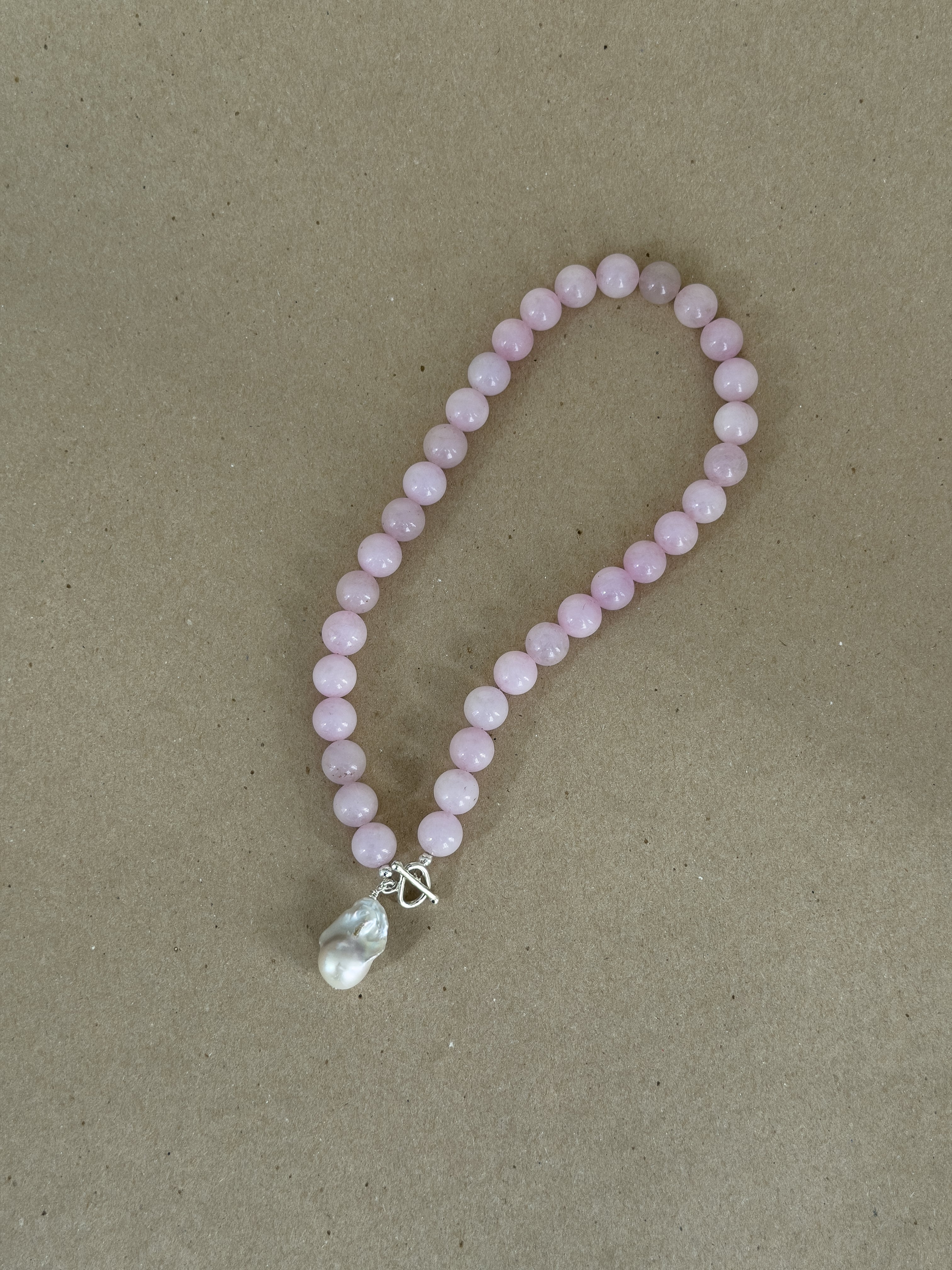 Rosie Necklace – Rose Quartz
