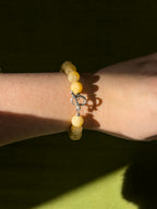 Sonni Bracelet – Yellow Jade & Sterling Silver