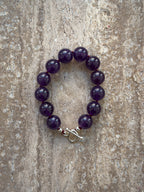 Lily amethyst sterling silver bracelet – OYSTER BAY