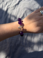 Lily Bracelet – Amethyst & Sterling Silver