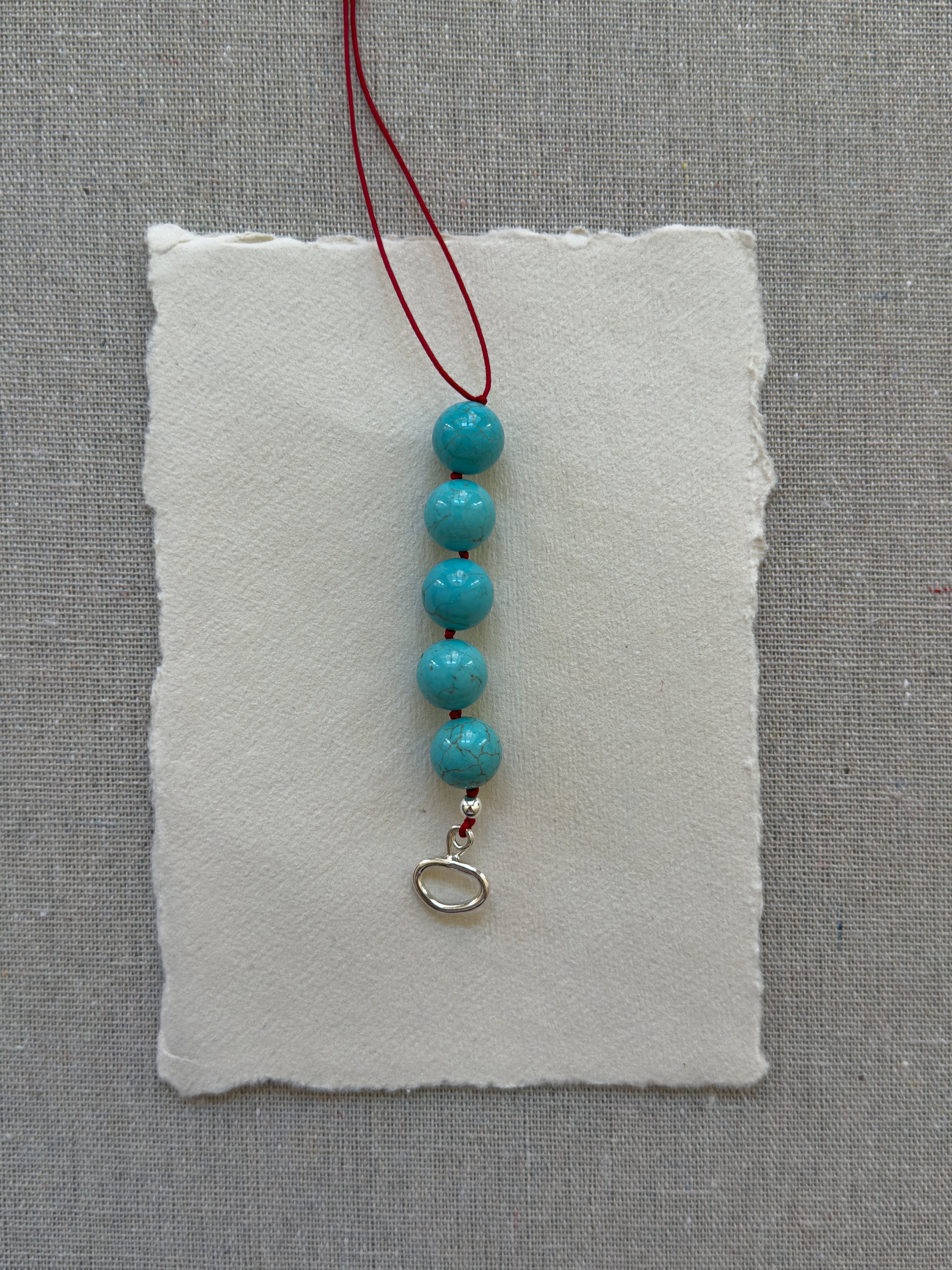 Tammy Necklace – Turquoise Howlite & Freshwater Pearl
