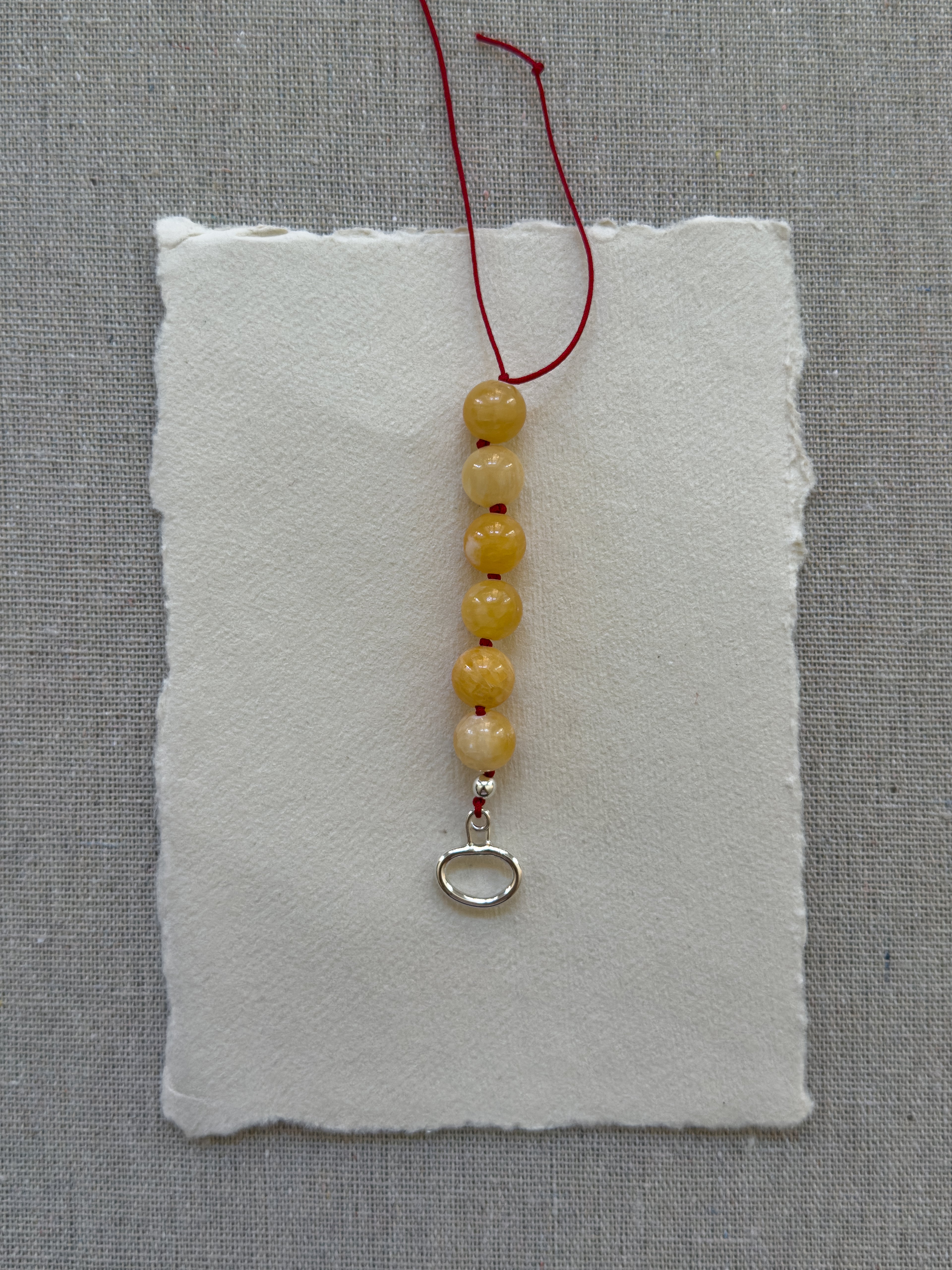Sonni Bracelet – Yellow Jade & Sterling Silver