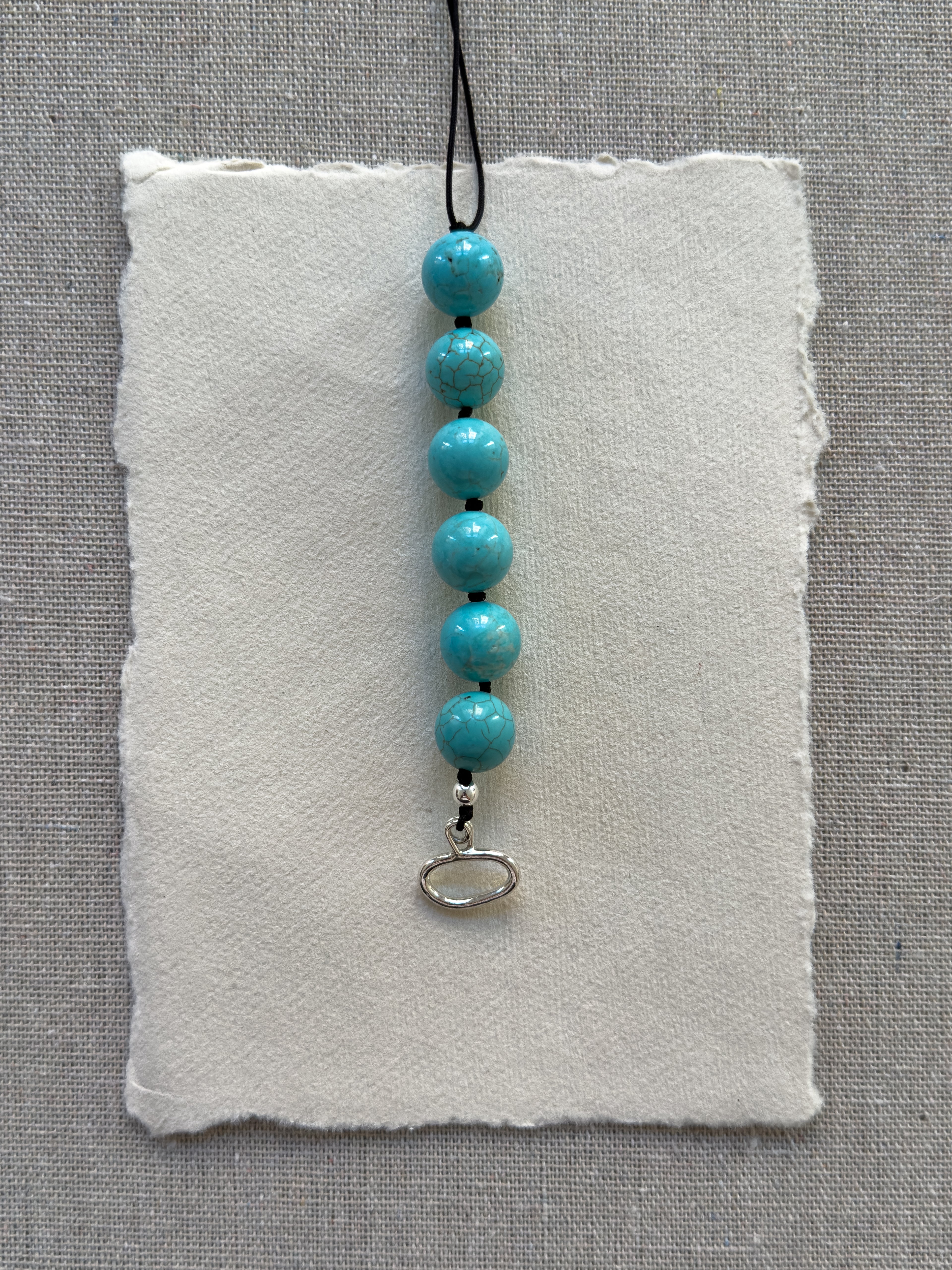 Tammy Necklace – Turquoise Howlite & Freshwater Pearl