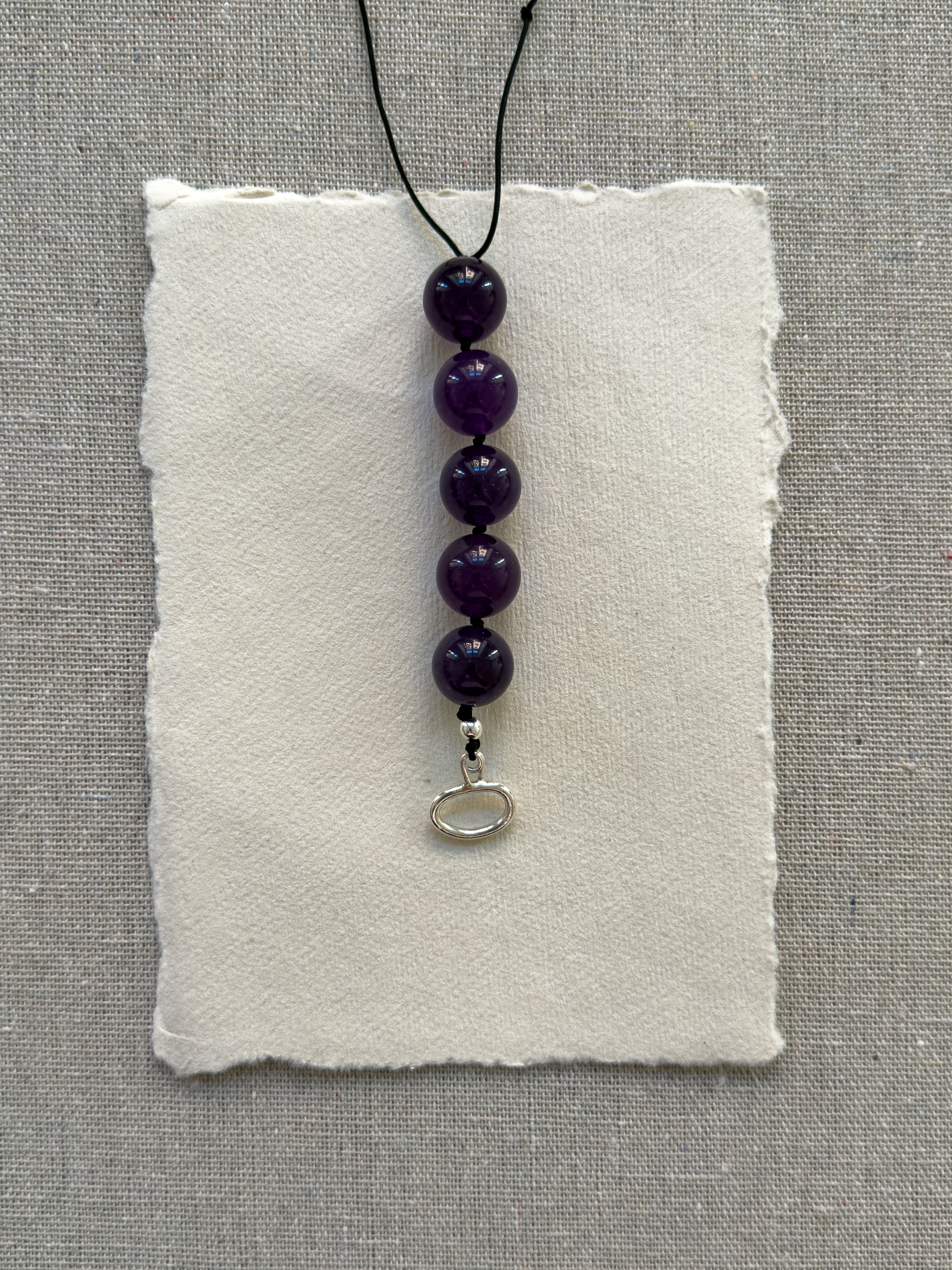 Lily Bracelet – Amethyst & Sterling Silver