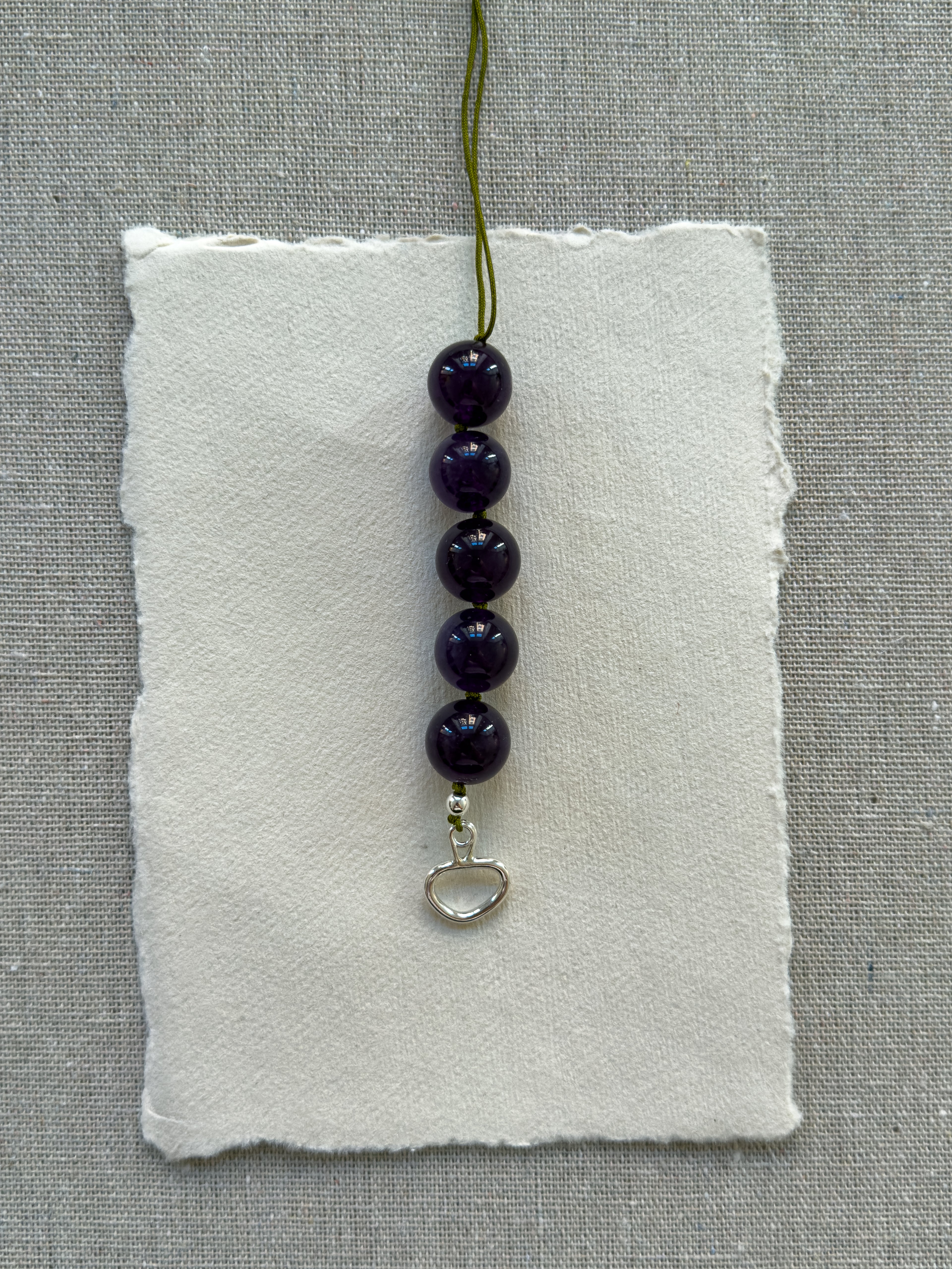 Lily Bracelet – Amethyst & Sterling Silver
