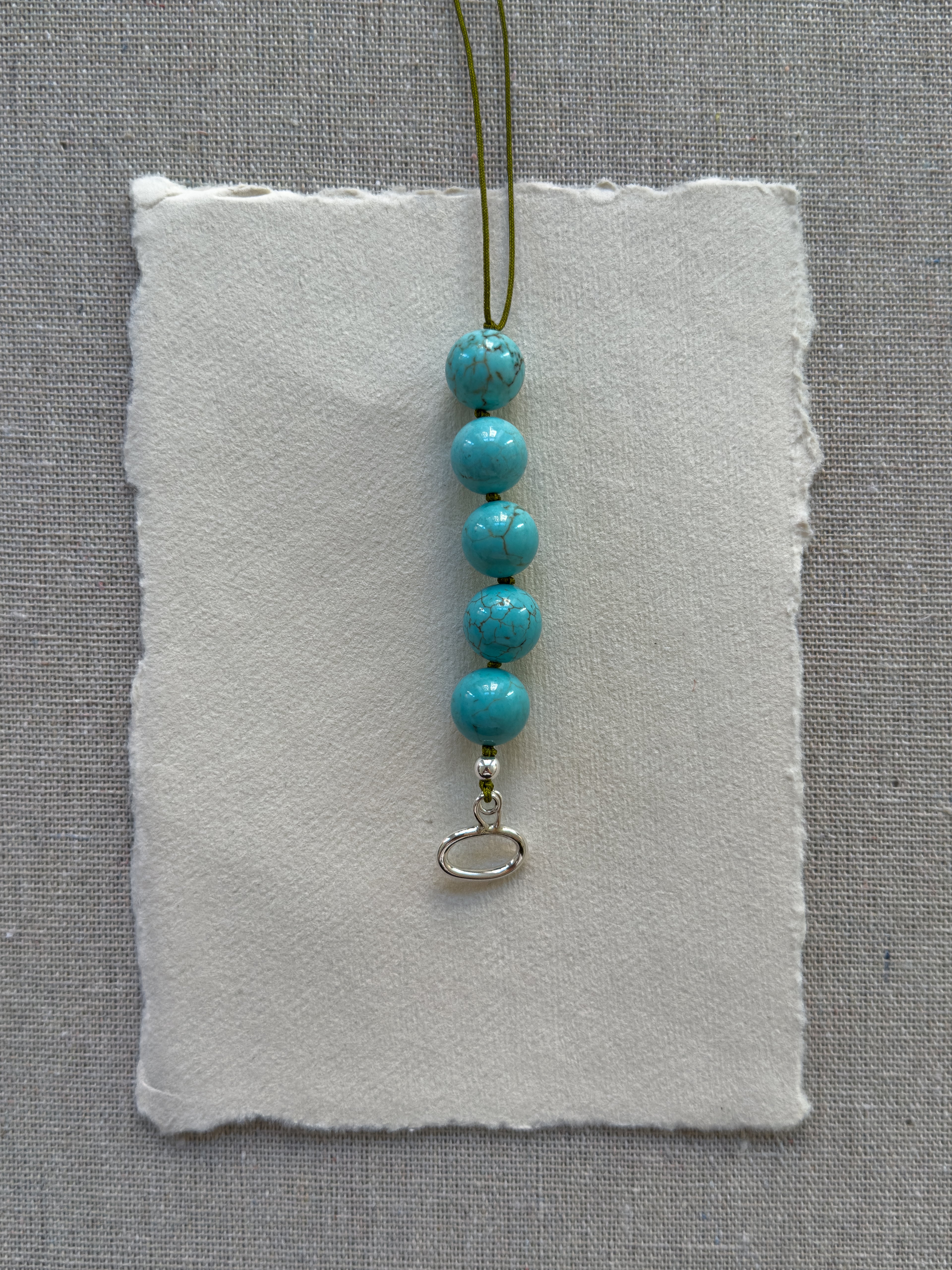 Tammy Necklace – Turquoise Howlite & Freshwater Pearl