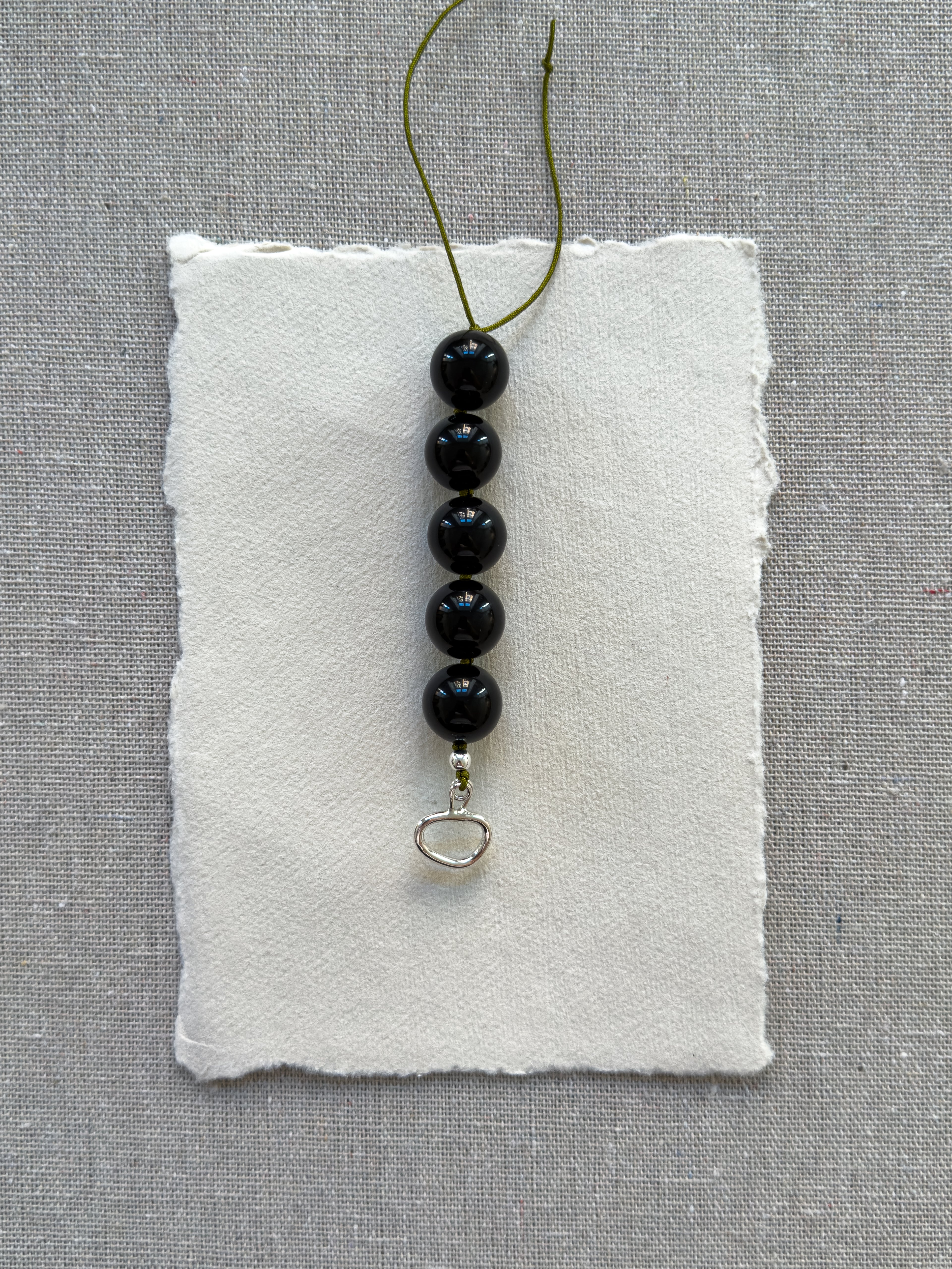 Maggie Bracelet – Black Onyx & Sterling Silver