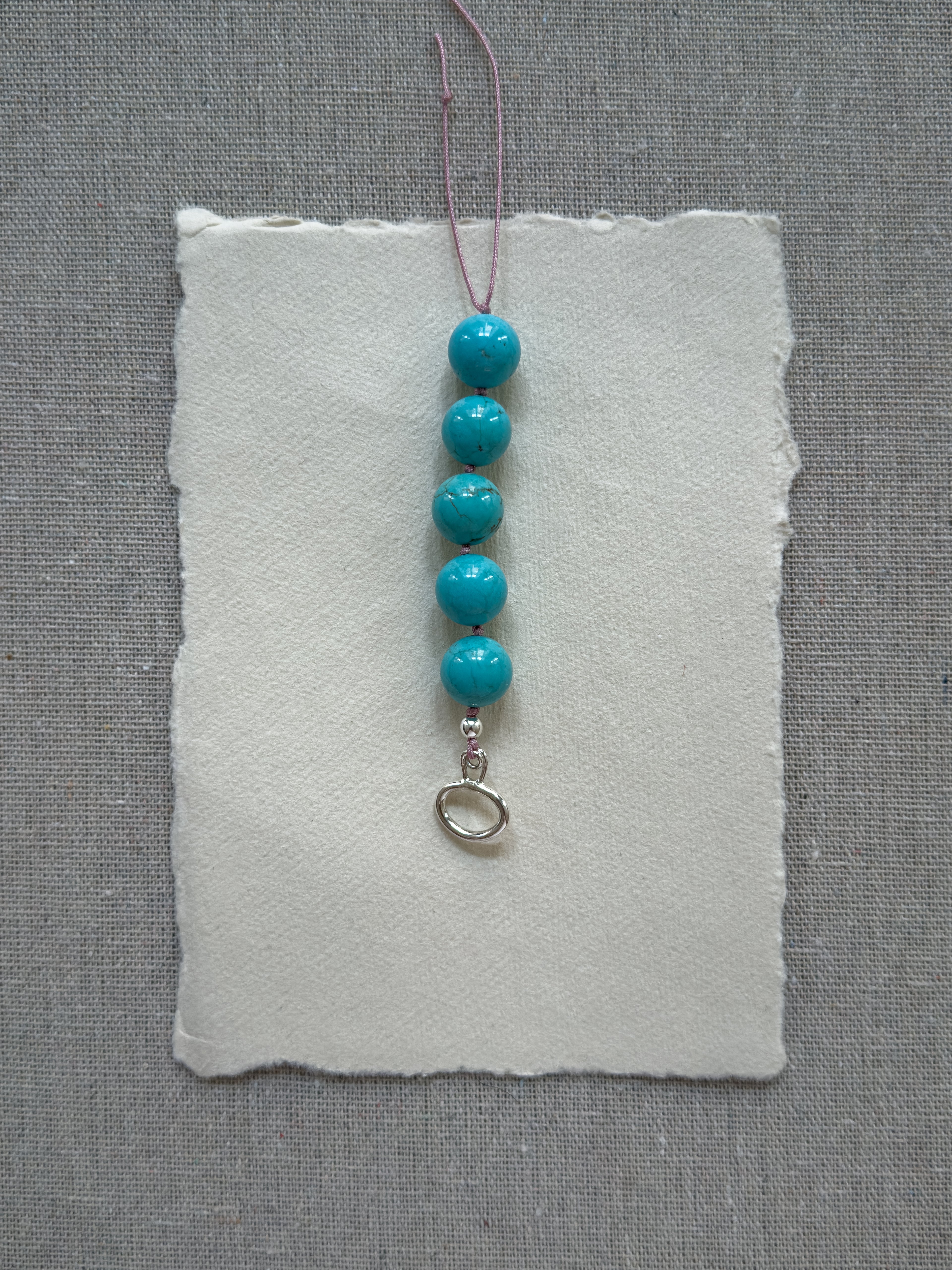 Tammy Bracelet – Turquoise Howlite & Sterling Silver