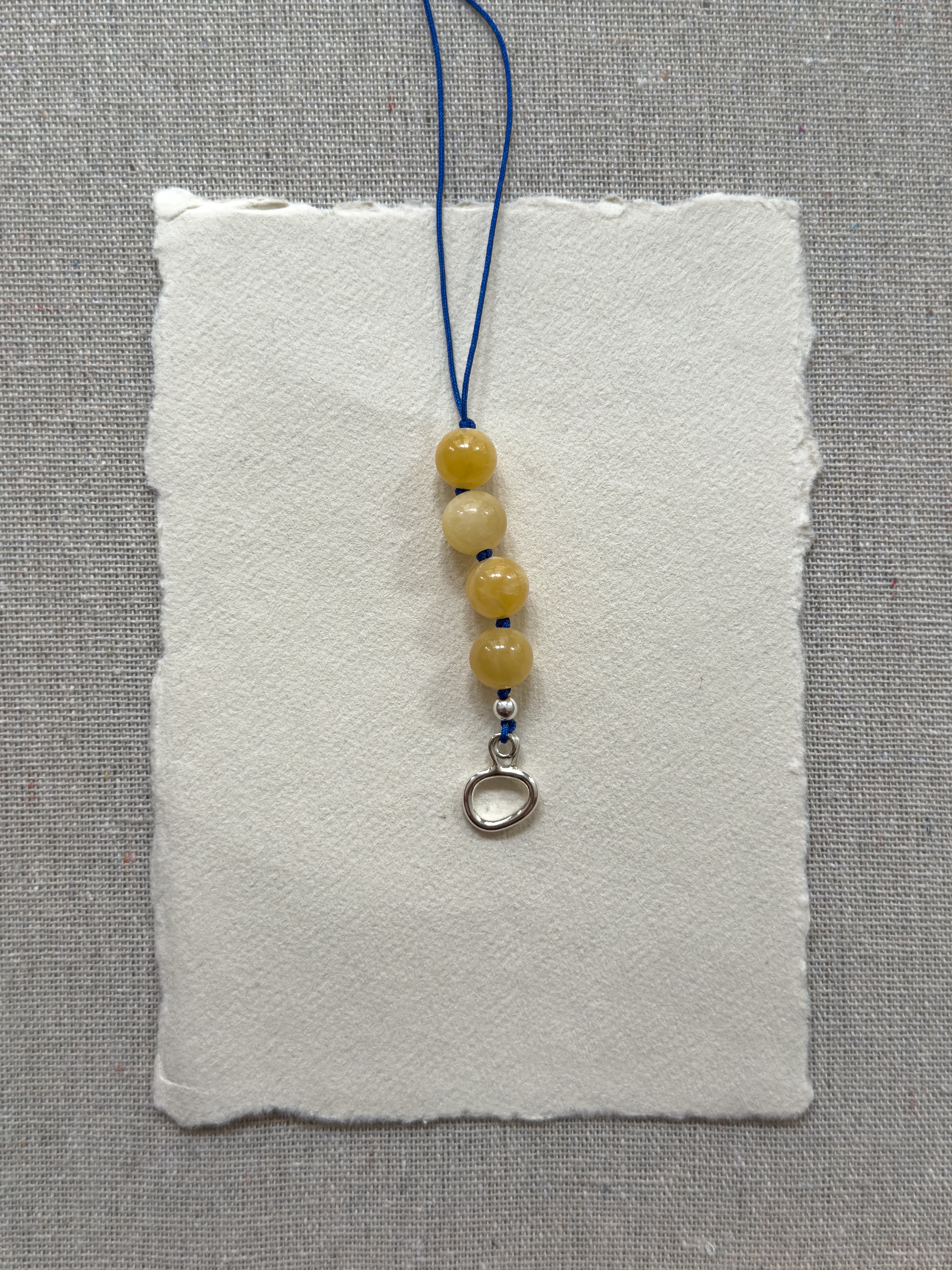 Sonni Bracelet – Yellow Jade & Sterling Silver