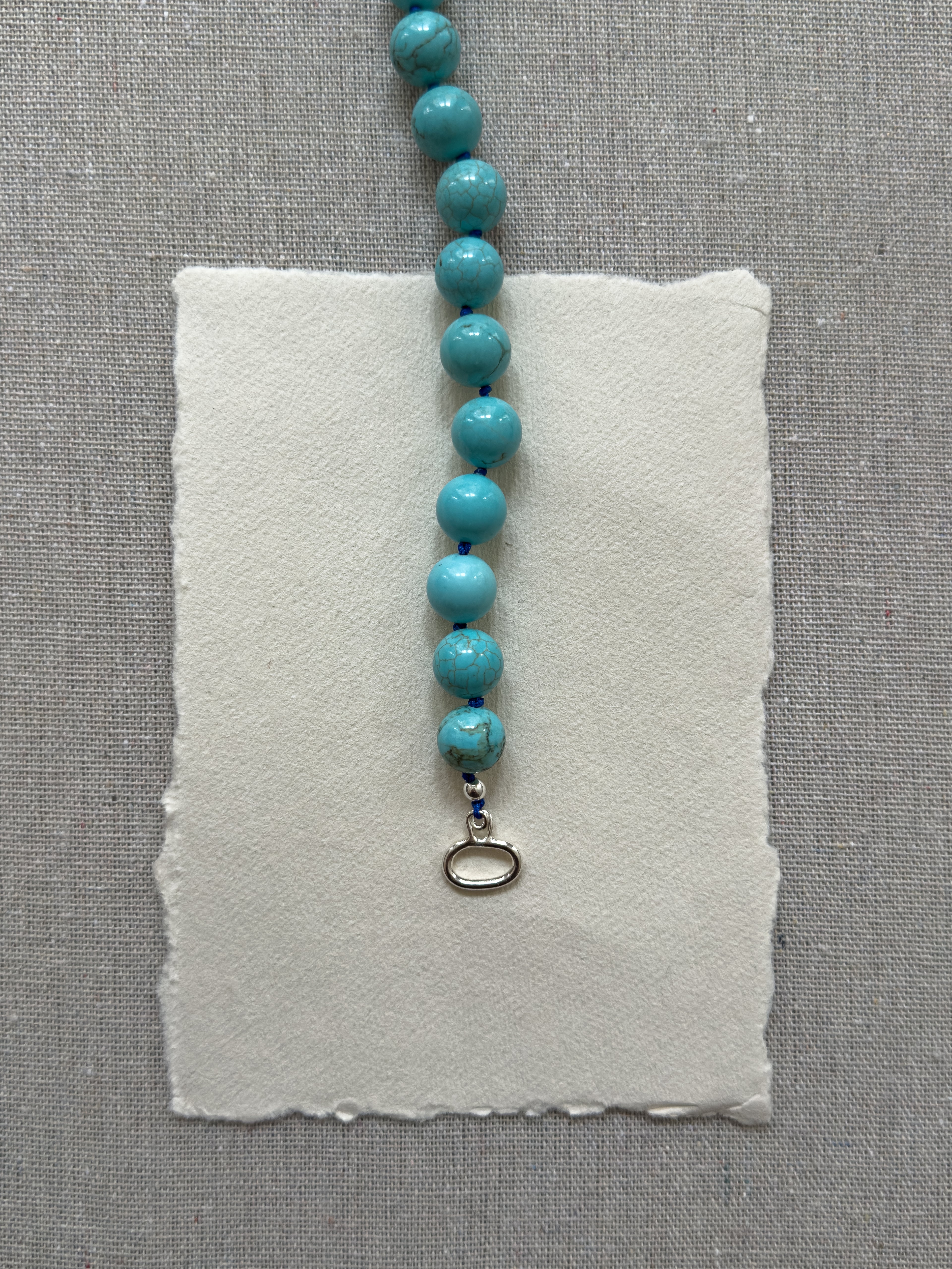 Tammy Necklace – Turquoise Howlite & Freshwater Pearl