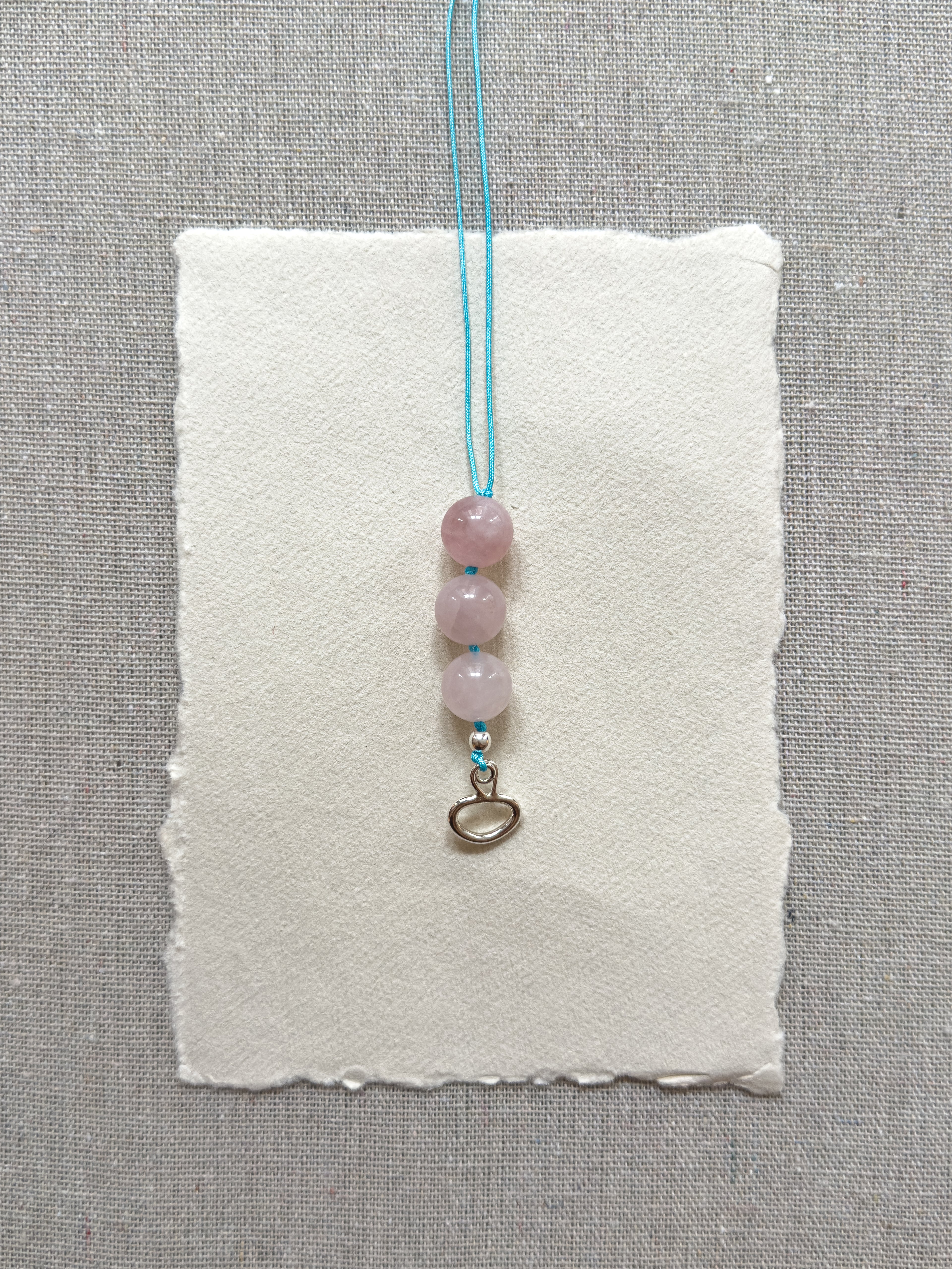 Rosie Necklace – Rose Quartz