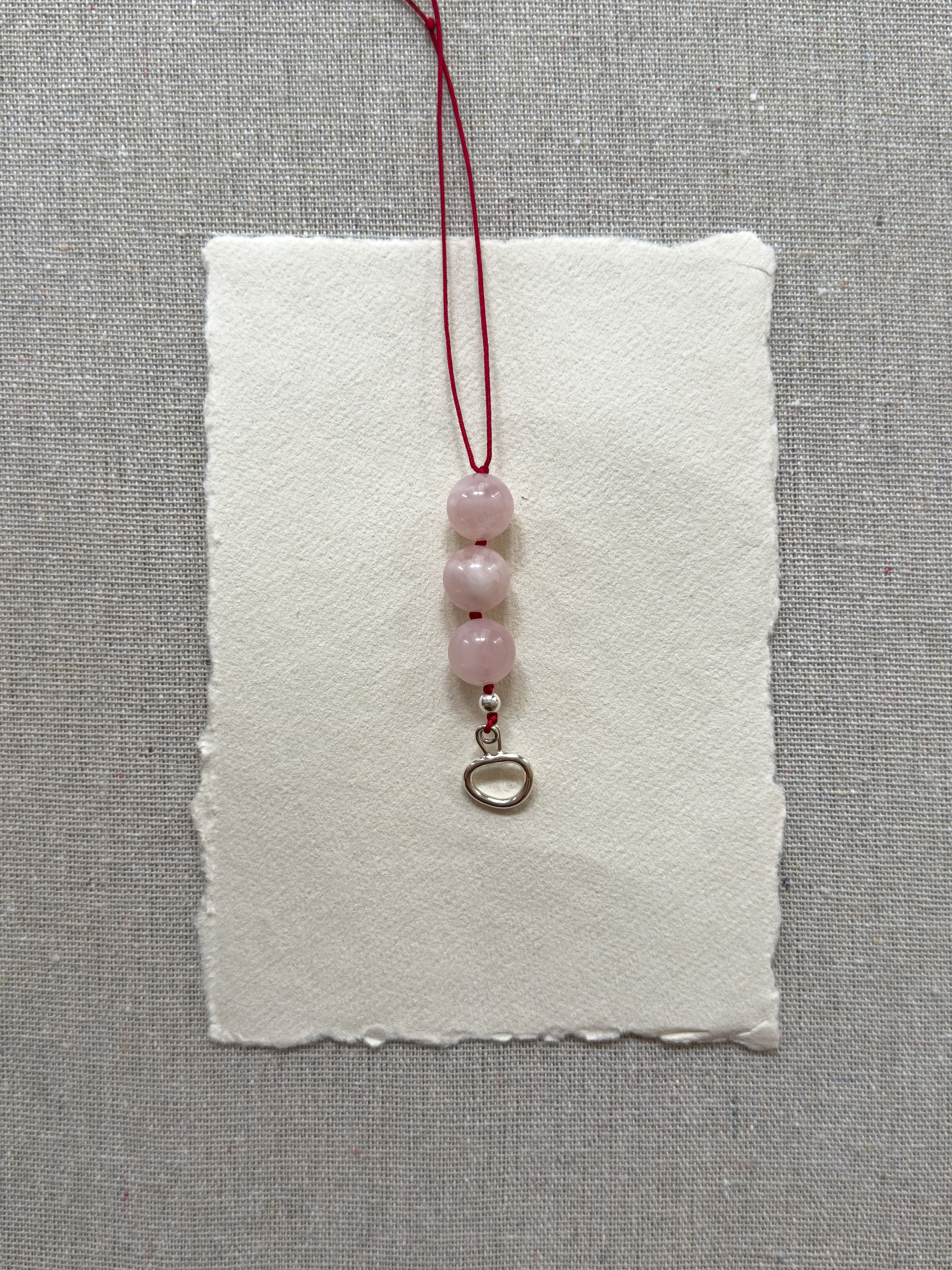 Rosie Necklace – Rose Quartz