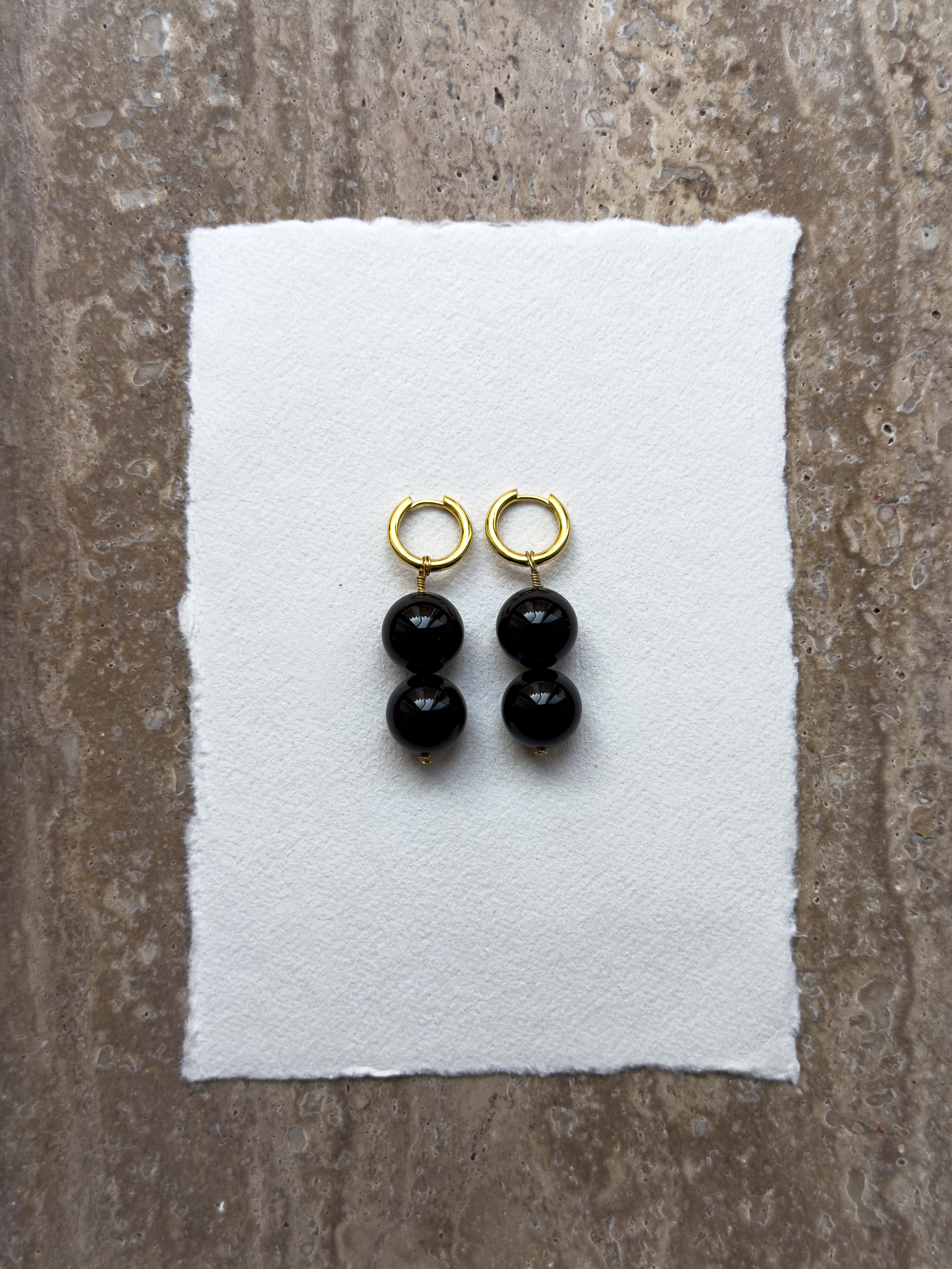 Maggie Knots – Black Onyx & Sterling Silver